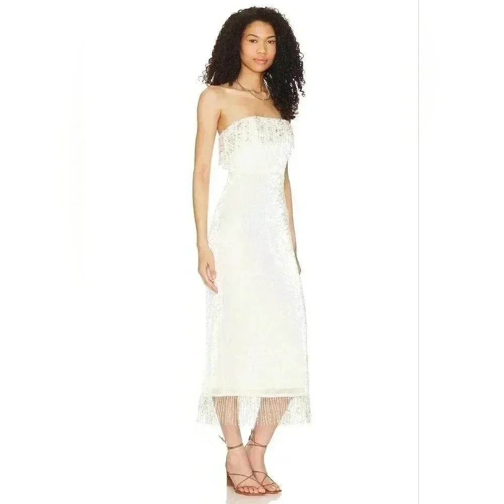 House of Harlow 1060 x REVOLVE Correra Midi Dress in Ivory